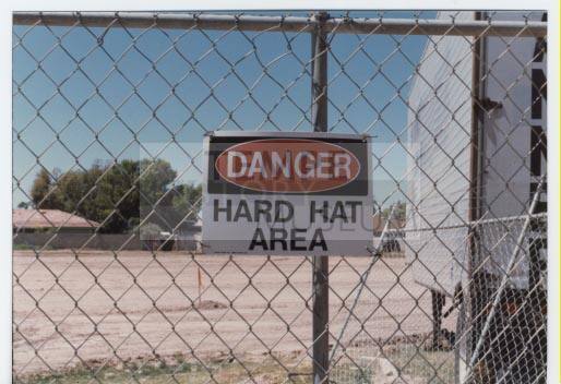 Photograph of Construction site of Tempe Public Library