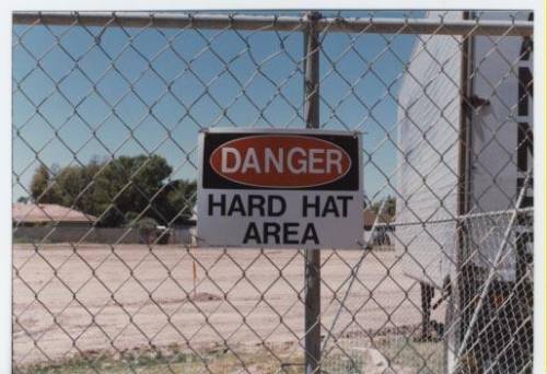 Photograph of Construction site of Tempe Public Library