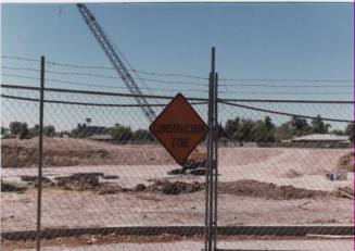 Photograph of Construction site of Tempe Public Library
