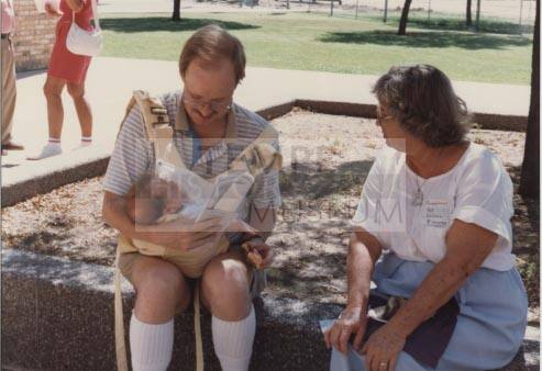 Photograph of people in the ceremony for Tempe Public Library