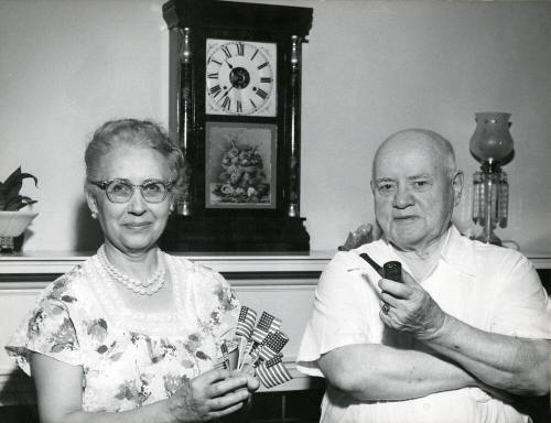 Photograph of Dr. William J. and Mrs. Augusta Barrett