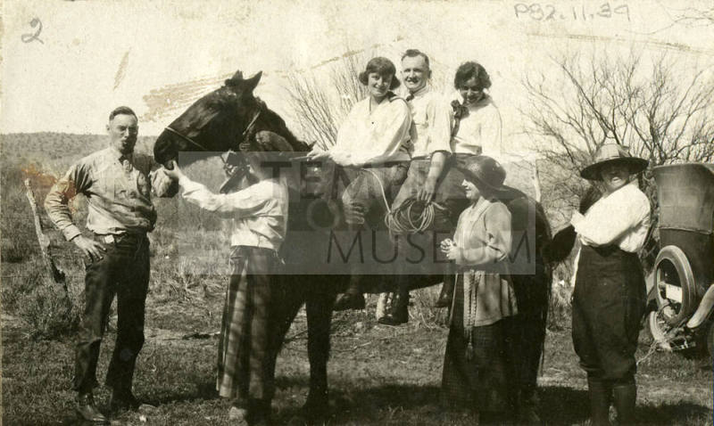 KAYGEE photograph people and a horse