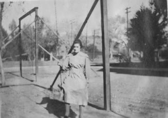 Woman on a swing