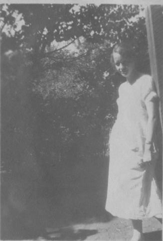Girl in white dress
