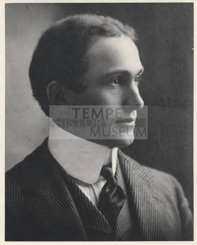 Portrait of Carl Hayden in his 20's