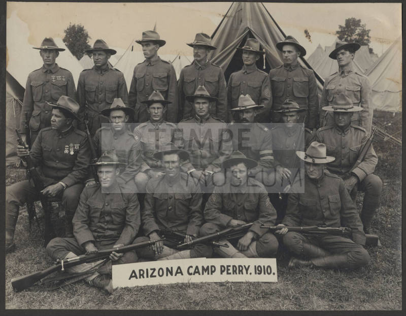 Soldiers at Arizona Camp Perry