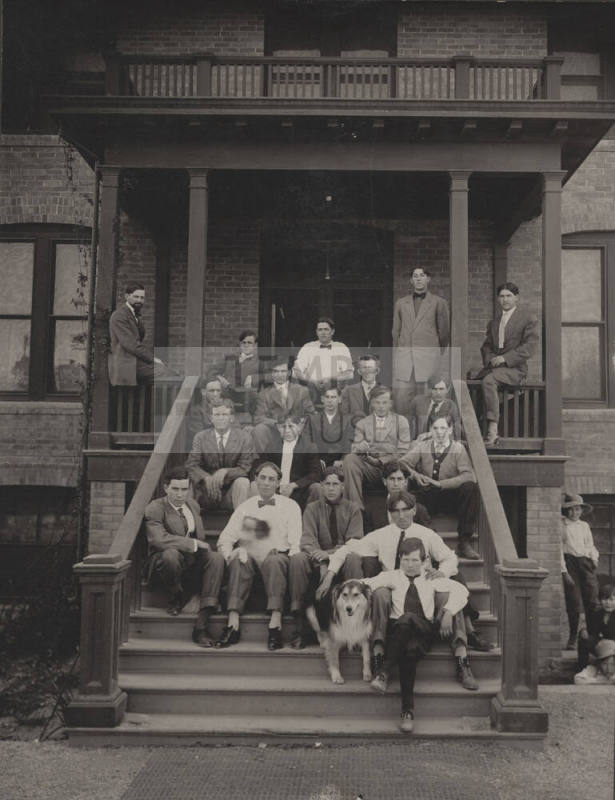 State Teachers College Men's Dorm with residents