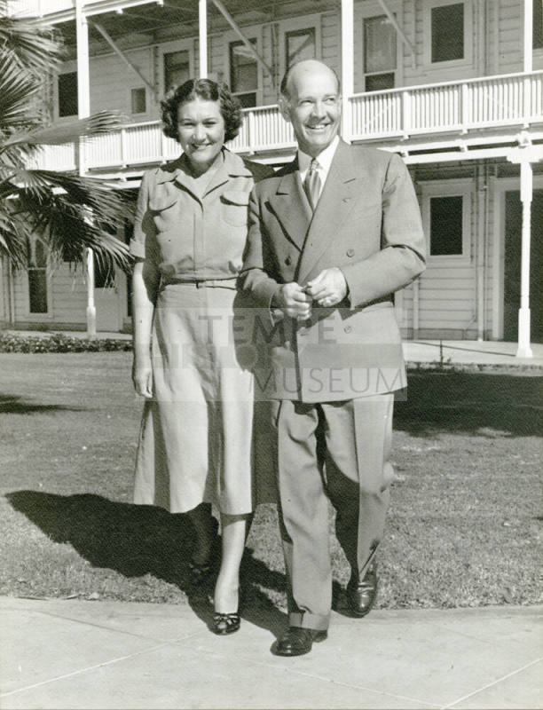Lucille and Howard Pyle in California