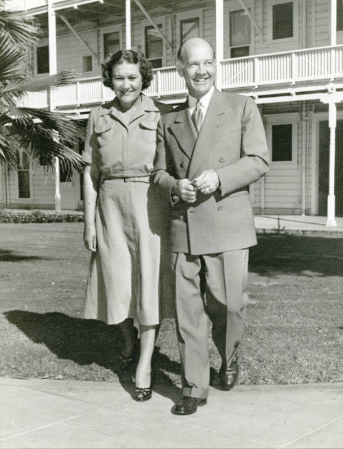 Lucille and Howard Pyle in California