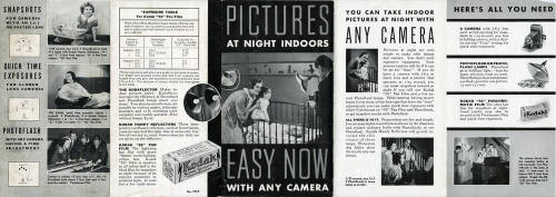 Kodak Panchromatic film brochure for Night or Indoor Photography