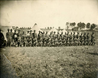 Military unit in camp