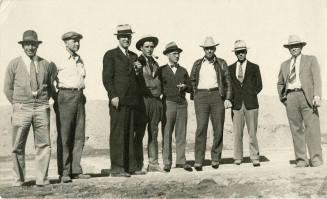 Group of men at Sewer Plant 1st Imhoff & Dunbar