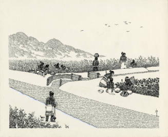 Indians Irrigating crops