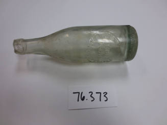 Clear glass bottle