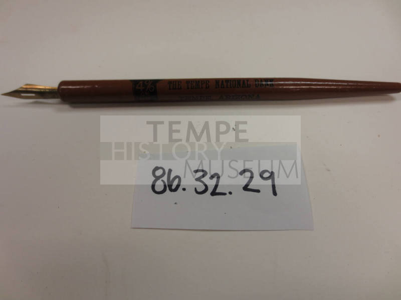 The Tempe National Bank fountain pen