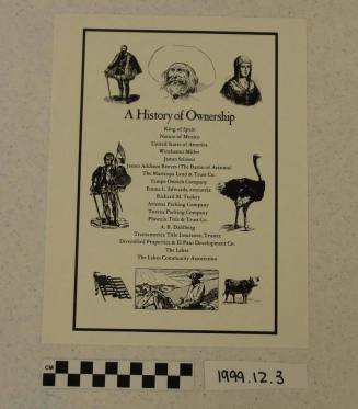 A History of Ownership of Lakes Subdivision land