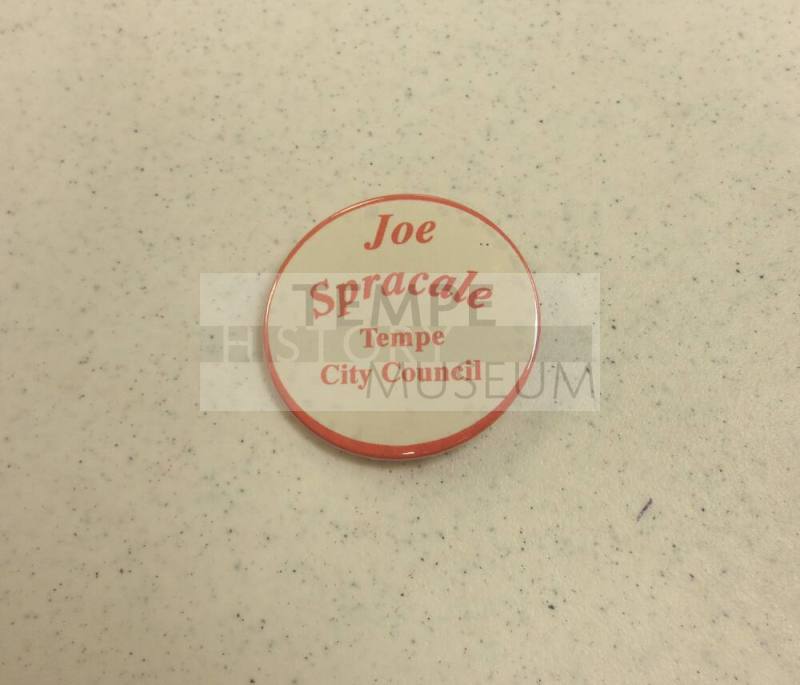 Joe Spracale Tempe City Council pin