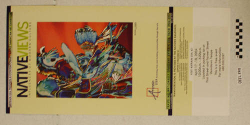 Native Views Influences of Modern Culture Exhibition Poster