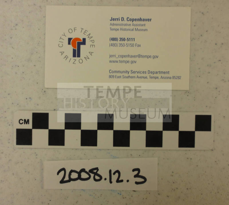 Jerri D. Copenhaver, City of Tempe Employee