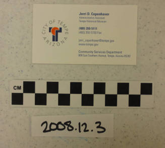 Jerri D. Copenhaver, City of Tempe Employee