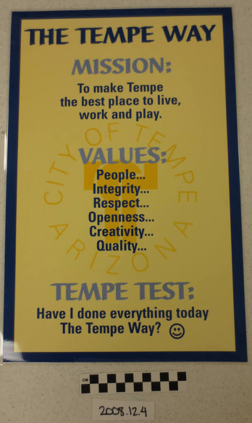The Tempe Way – Works – Tempe History Museum