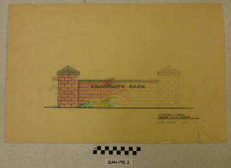 University Park George Ditch Marker
