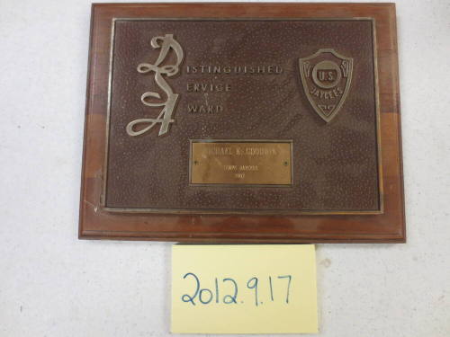 Michael Goodwin plaque