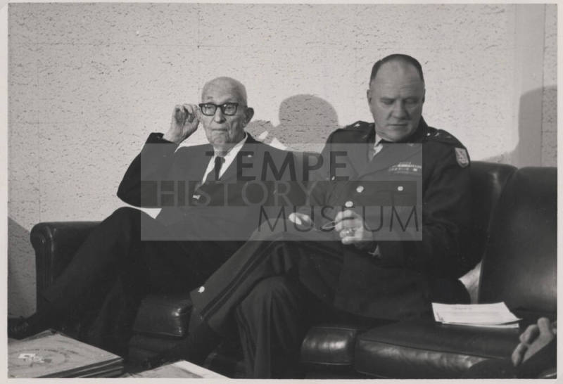 Carl Hayden and Major General Richard Meyer