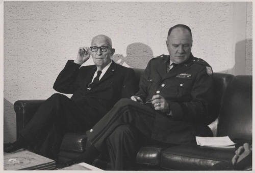 Carl Hayden and Major General Richard Meyer