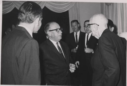 Carl Hayden with the President Francisco Orlich Bolmarich of Costa Rica