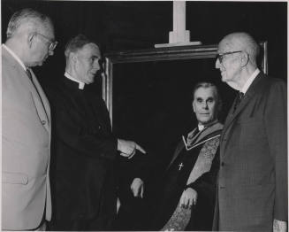 Carl Hayden with a man of the cloth.
