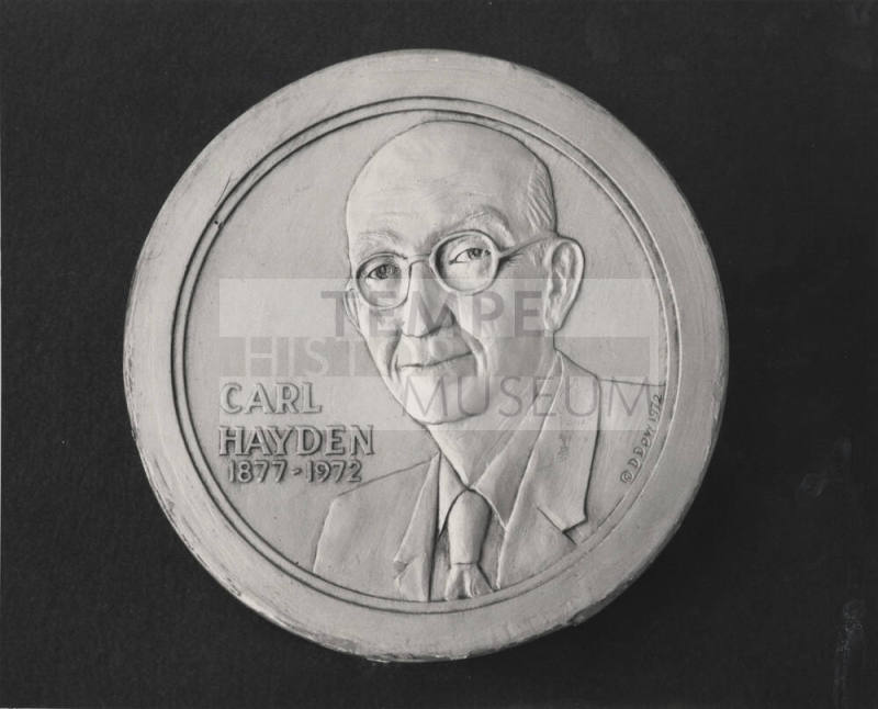 Photo Front Carl Hayden Medallion