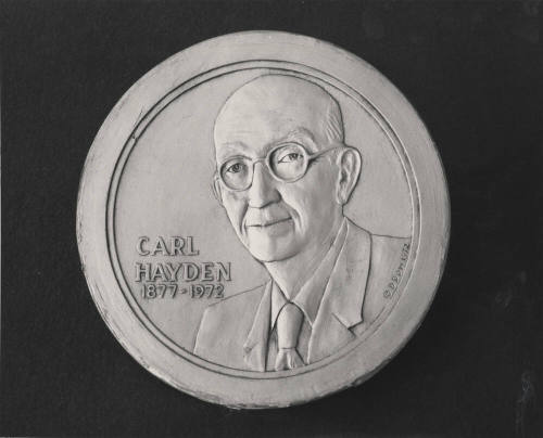 Photo Front Carl Hayden Medallion