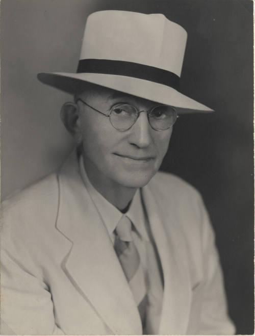 Senator Carl Hayden in White Suit and Hat