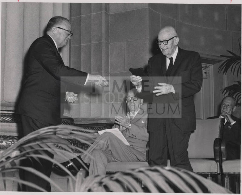 J. E. Hoover Presents Award to Carl Hayden