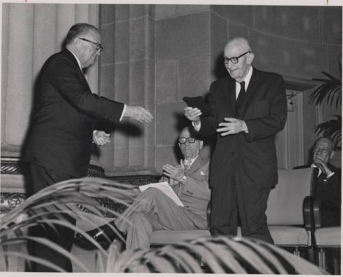 J. E. Hoover Presents Award to Carl Hayden