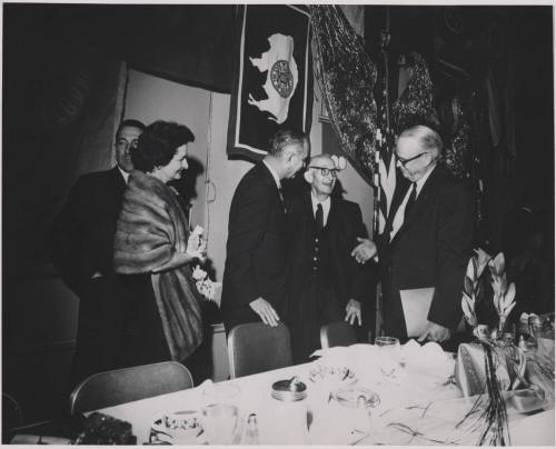Senator Hayden attending dinner with officials