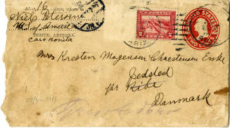 Envelope for letter from Niels Petersen