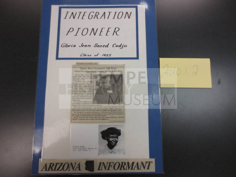 Tempe High School 100 year Reunion, 2007 - First African American Graduate, Gloria Sneed Cudjo