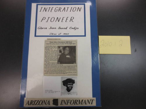 Tempe High School 100 year Reunion, 2007 - First African American Graduate, Gloria Sneed Cudjo