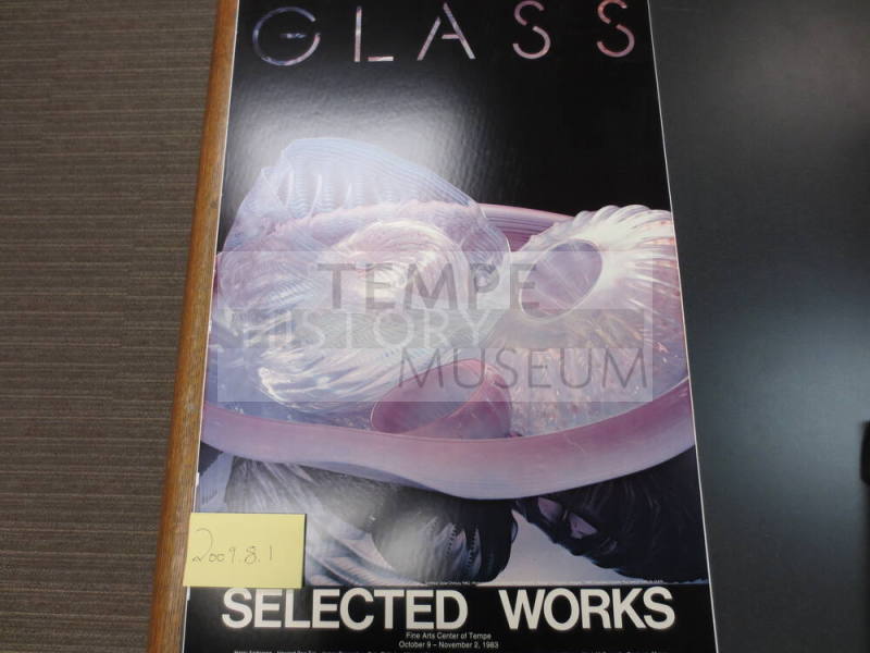 Glass exhibit at Fine Arts Center of Tempe Poster
