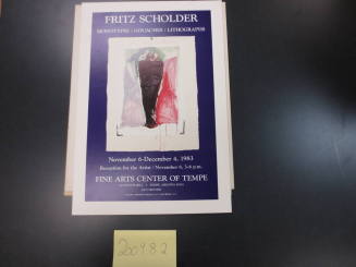 Fritz Scholder Art at Fine Arts Center of Tempe poster