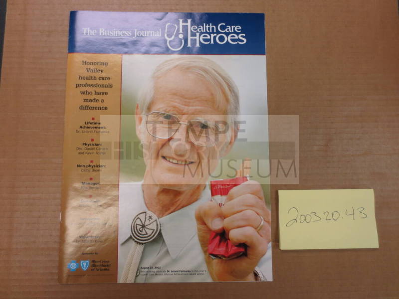The Business Journal, Health Care Heroes Magazine, August 2002.