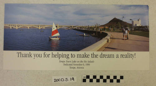 Thank You, Tempe Town Lake Poster