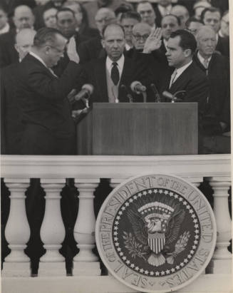 Carl Hayden attending the inauguration of President Eisenhower and Vice President Nixon.