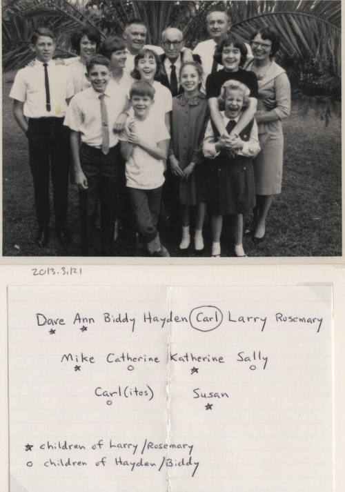 Carl Hayden with Family