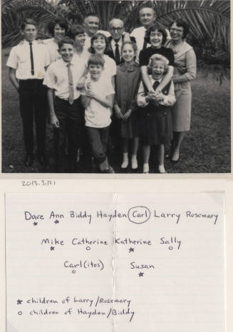 Carl Hayden with Family