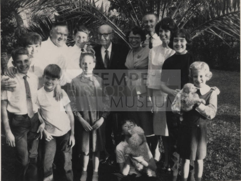 Carl Hayden Surrounded by Family at Thranksgiving