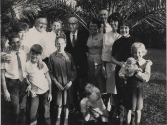 Carl Hayden Surrounded by Family at Thranksgiving