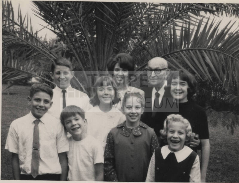 Carl Hayden Stands with Family